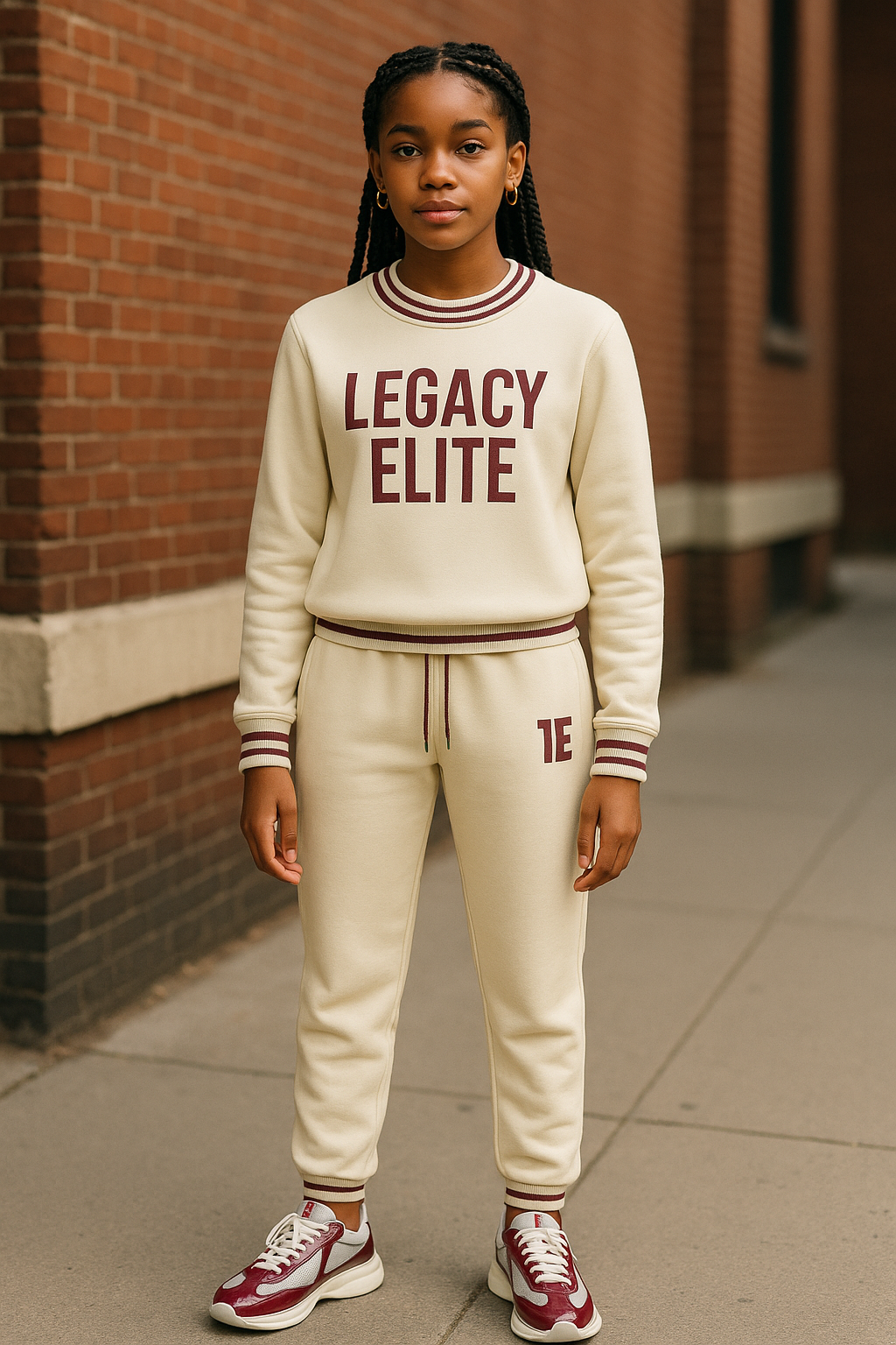 LE Fleece Big Kid Sweatsuit