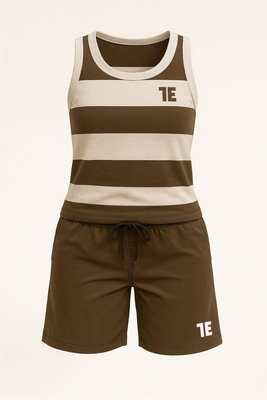 LE Women’s Cotton Twill Short Set