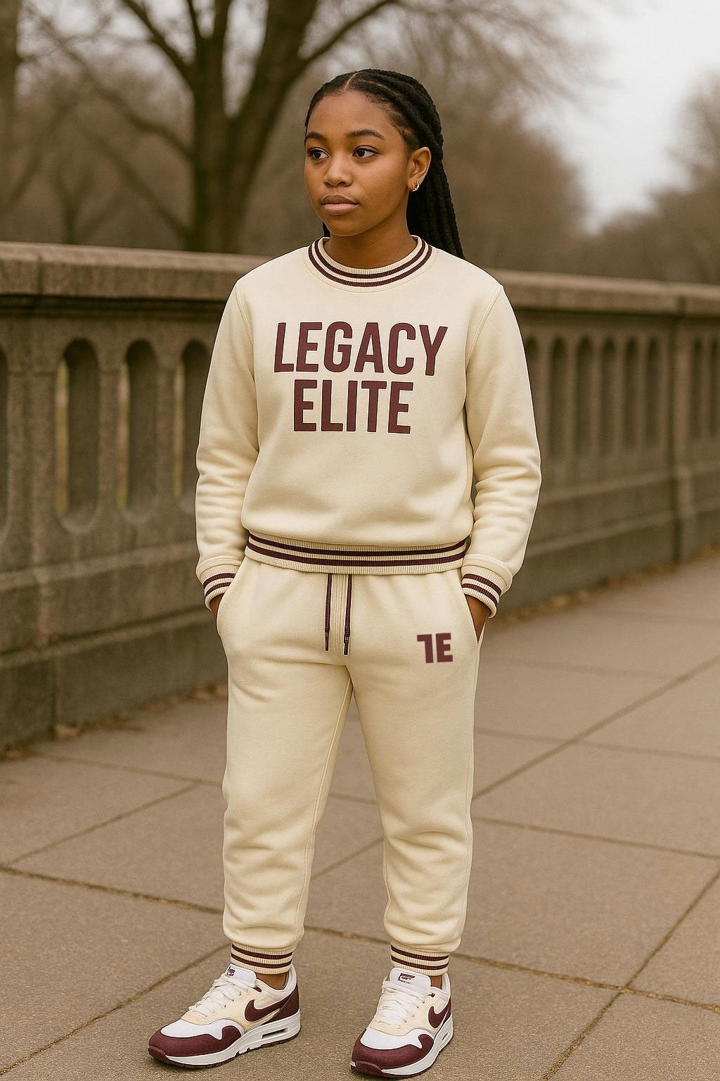 LE Fleece Big Kid Sweatsuit