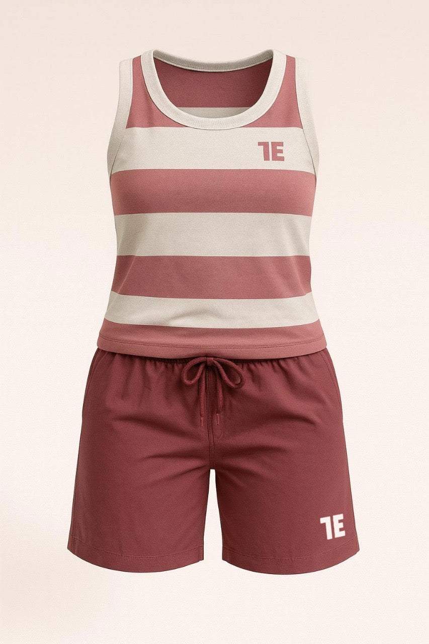 LE Women’s Cotton Twill Short Set