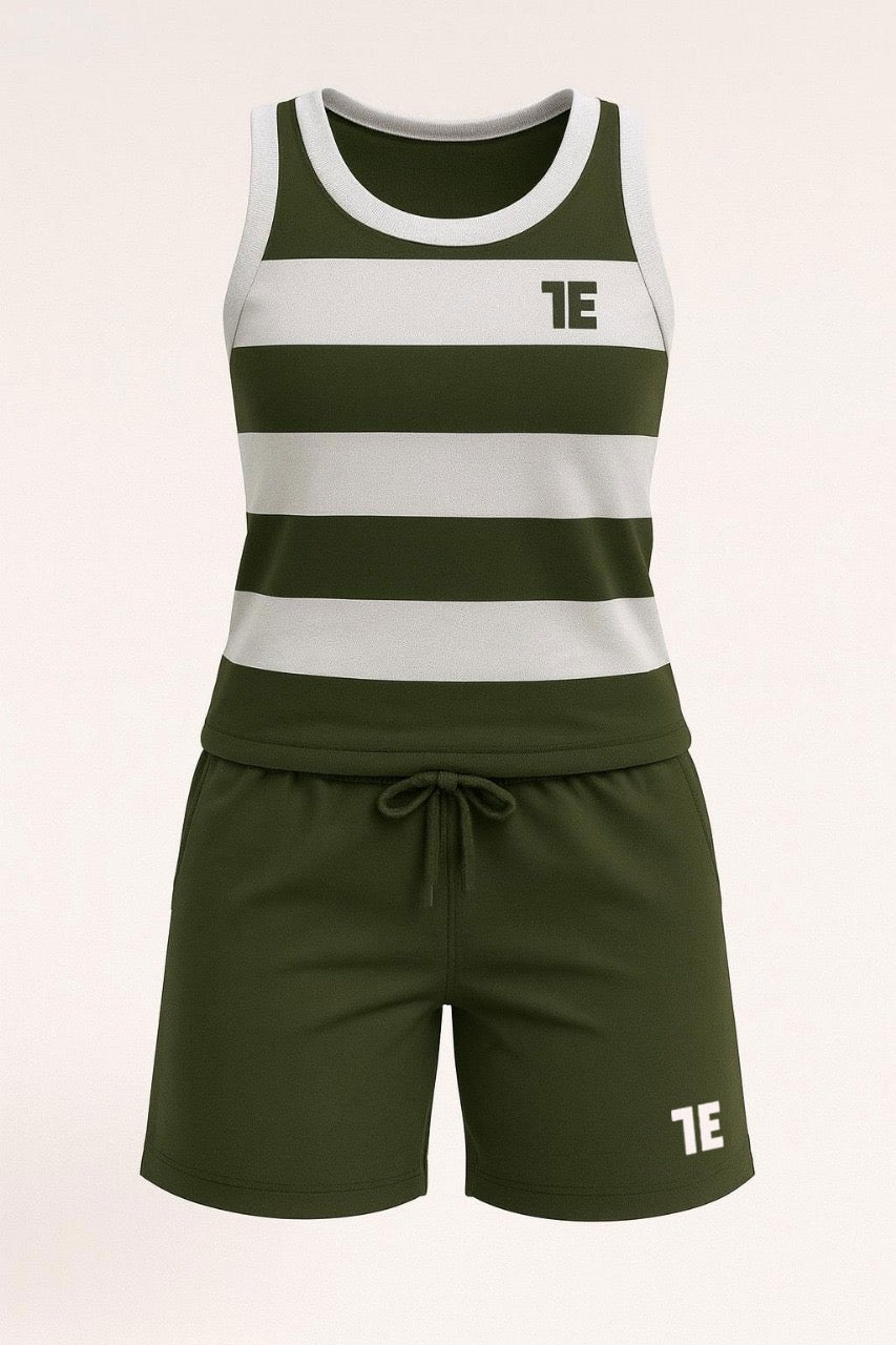 LE Women’s Cotton Twill Short Set